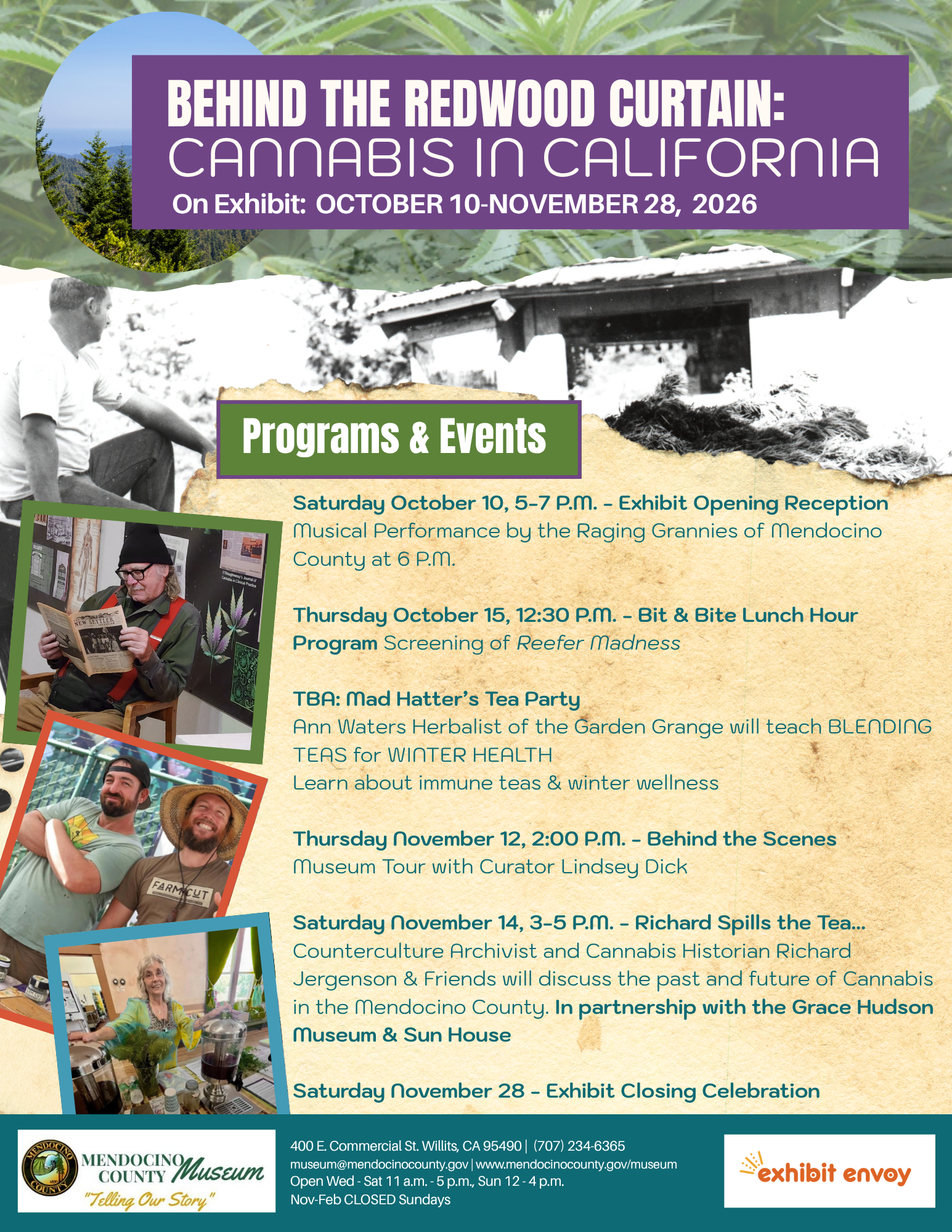 Behind the Redwood Curtain Exhibit Poster
